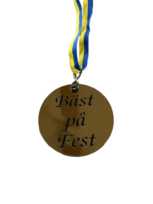 Medalj Bäst på fest